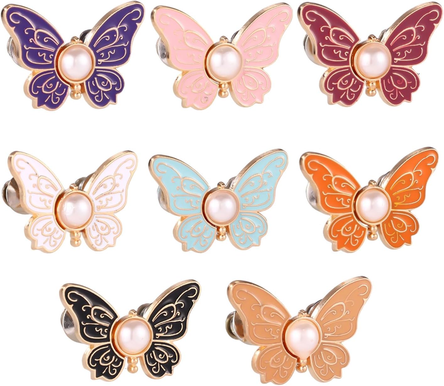 Fix Loose Waistbands in Seconds 🦋 8PCS No-Sew Butterfly Waist Tightener Set
