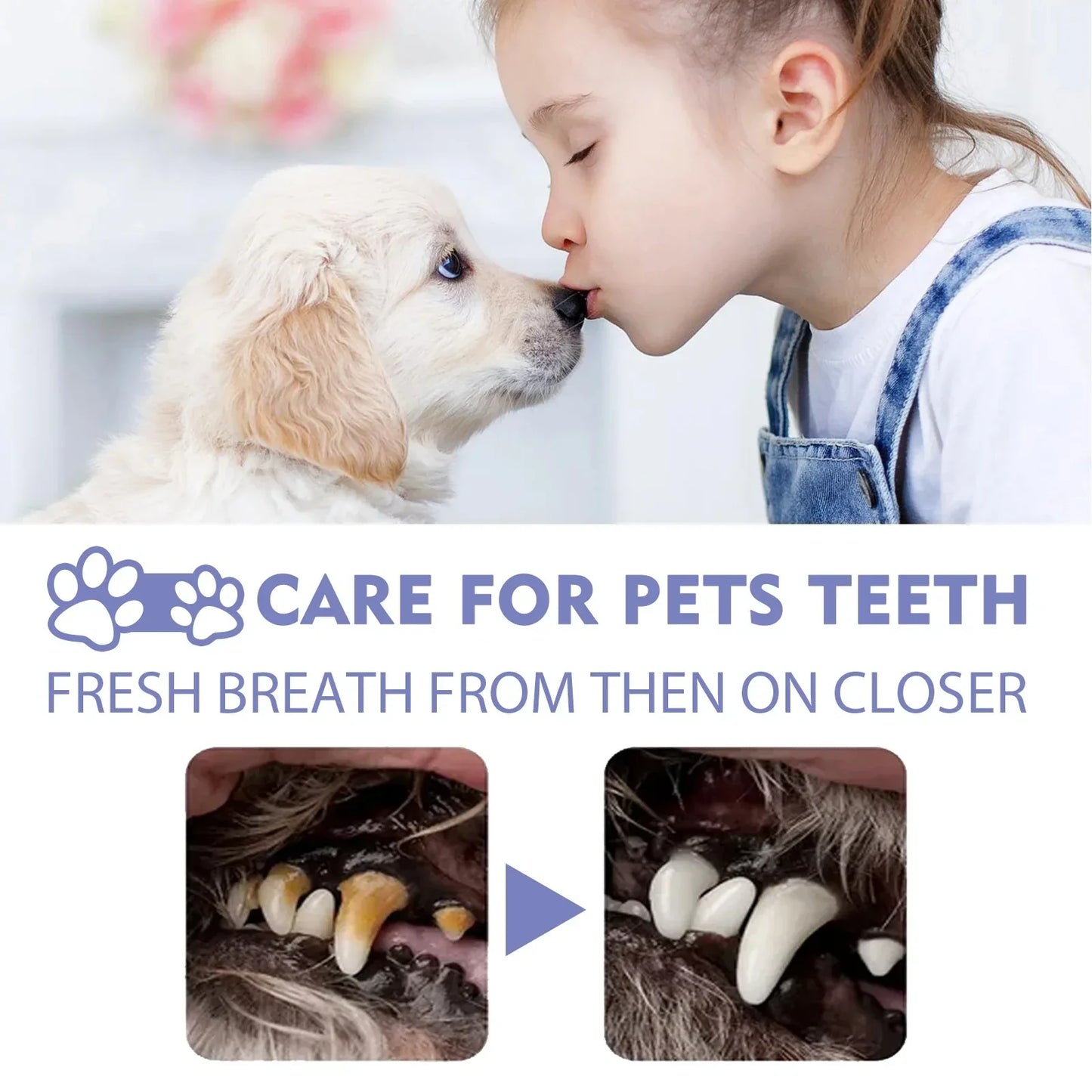 50 ML Pet Oral Cleanse Spray For Dogs And Cats Teeth - Cleaner & Deodorant