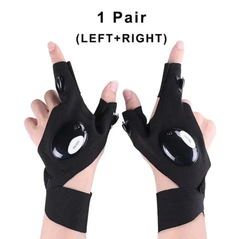 š„š„Hands-Free LED Half Finger Gloves