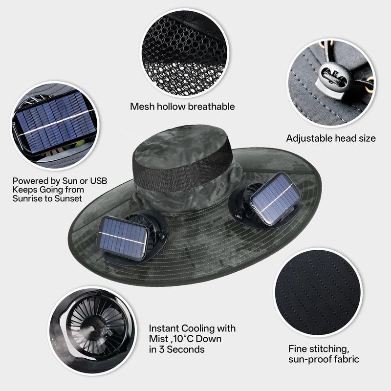 Cool Breeze Solar Fan Hat
