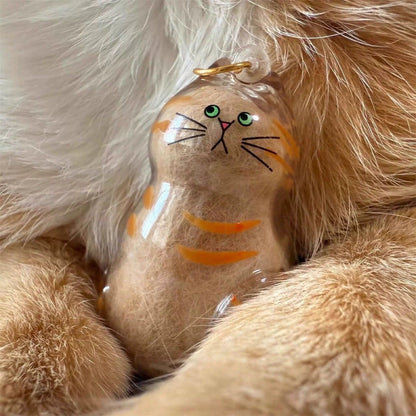💥 Buy 1 Get 1 Free — Transparent Pet Storage Capsule Keychains 🐱
