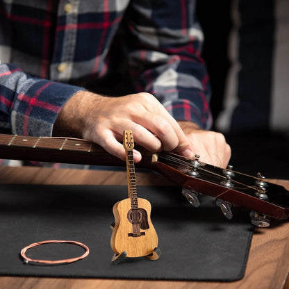 ⏰LAST DAY 50% OFF🎁Mini Cute Edition Wooden Guitar Plectrum Case🎸