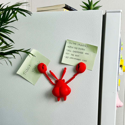 🍍 3D Printed Sponge Baby Series Magnetic Fridge Magnets🐙