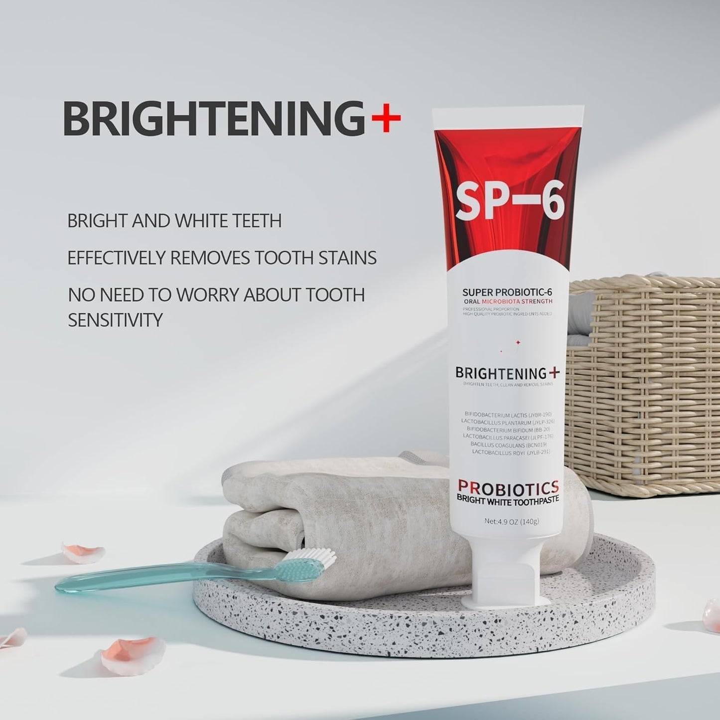 Genuine Authorization Probiotic Intense Brightening SP-6® Toothpaste