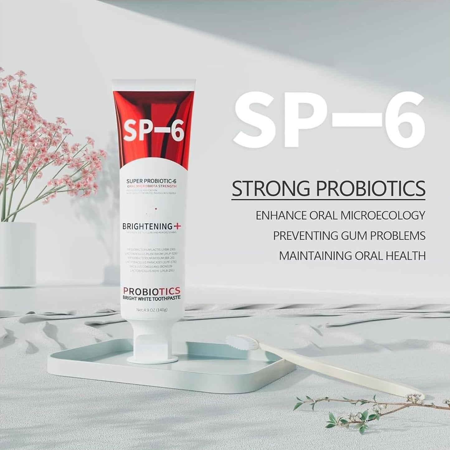 Genuine Authorization Probiotic Intense Brightening SP-6® Toothpaste