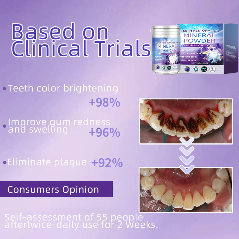 NEGUSY™ Teeth Restoration Mineral Powder🦷(TGA recommended)(🎁Flash Sale - Don’t Miss Out)