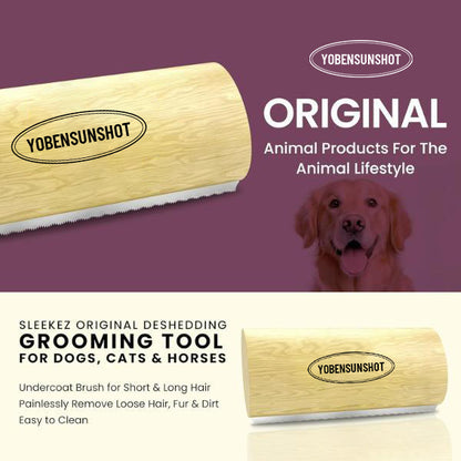 Say Goodbye to Shedding! YOBENSUN Grooming Brush for All Dogs 🐾