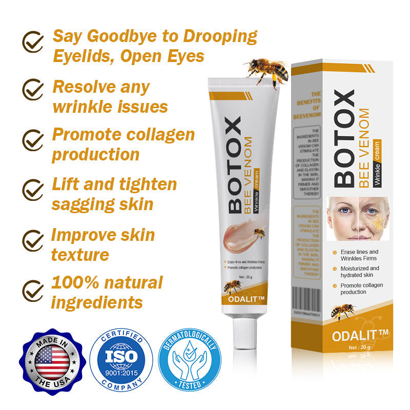 🔥Flash Sale - ODALIT™ Botox Bee Venom Wrinkle Removal Cream🐝
