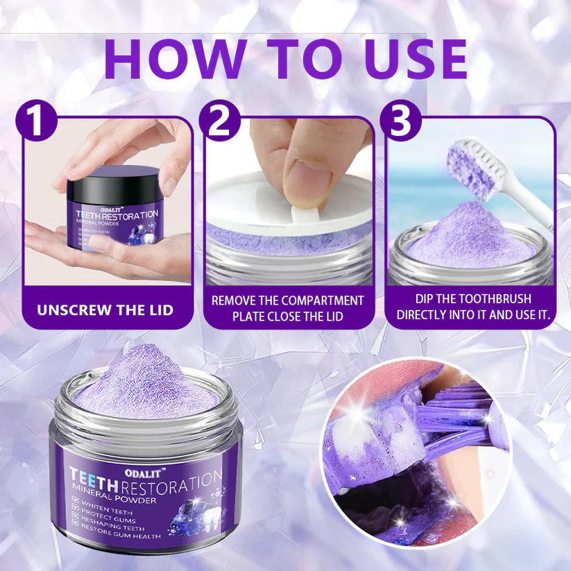 ODALIT™ Teeth Restoration Mineral Powder🦷(🎁Flash Sale - Don’t Miss Out)