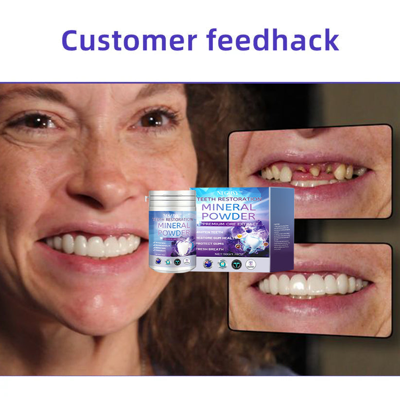 NEGUSY™ Teeth Restoration Mineral Powder🦷(TGA recommended)(🎁Flash Sale - Don’t Miss Out)
