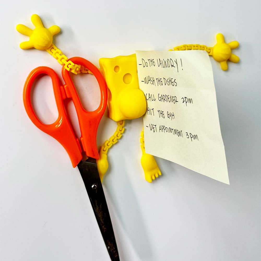 🍍 3D Printed Sponge Baby Series Magnetic Fridge Magnets🐙