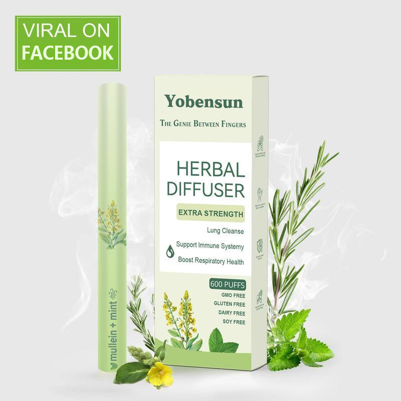 HERBAL DIFFUSER FOR LUNG SUPPORT 🌿 & EASIER BREATHING 🌬️