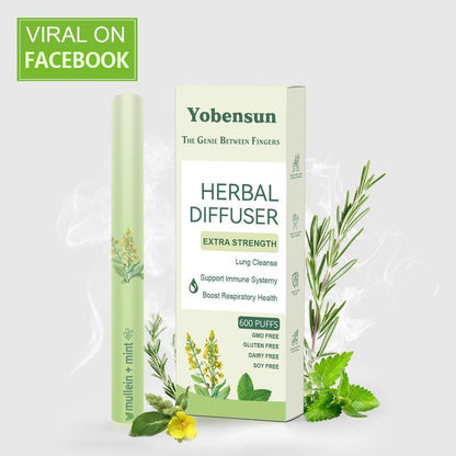 HERBAL DIFFUSER FOR LUNG SUPPORT 🌿 & EASIER BREATHING 🌬️