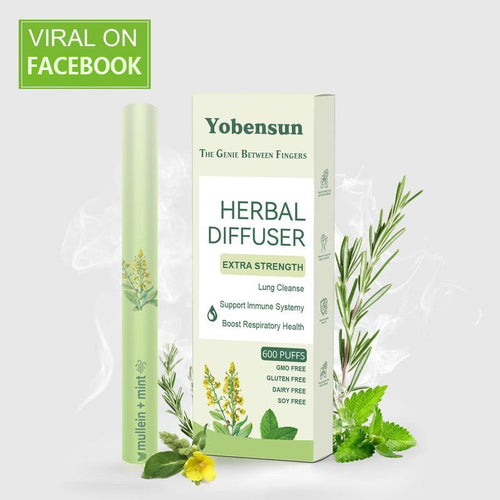 HERBAL DIFFUSER FOR LUNG SUPPORT 🌿 & EASIER BREATHING 🌬️