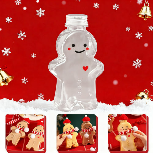 Gingerbread Man Juice Bottles🎄🍪 | DIY Christmas Decorations