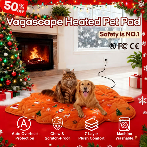 🔥Limited-Time Offer 49% OFF - 🐶 Heated Pet Pad for Dogs & Cats 🐱