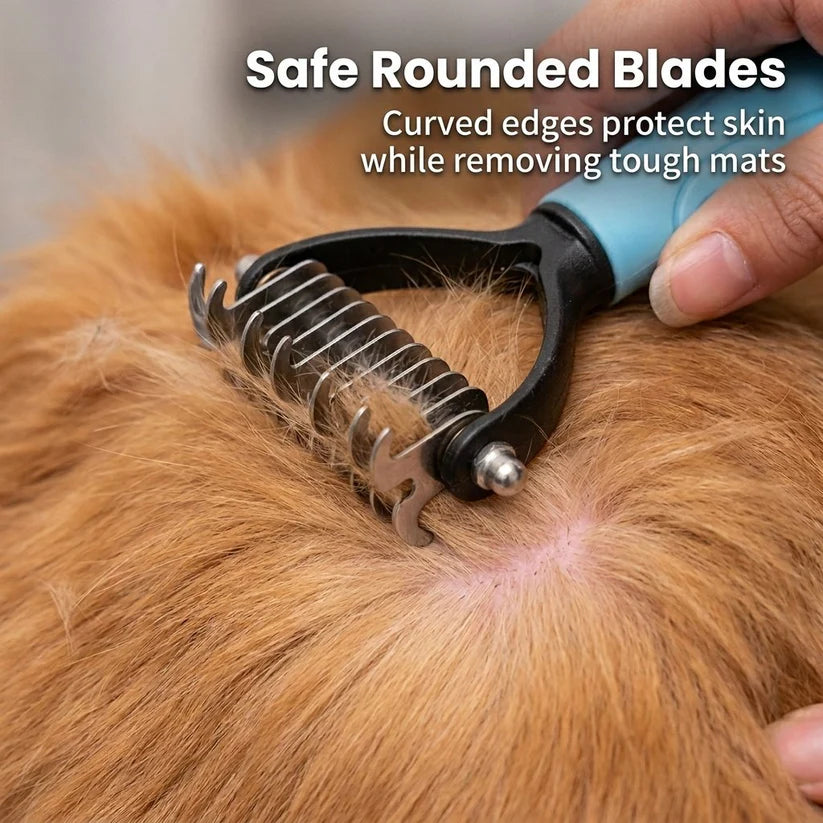 Pet Grooming Tool, Universal Detangling Comb for Dogs and Cats