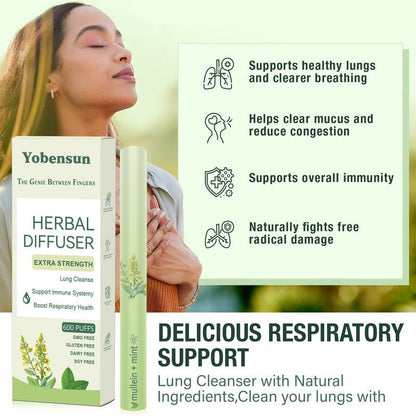 HERBAL DIFFUSER FOR LUNG SUPPORT 🌿 & EASIER BREATHING 🌬️