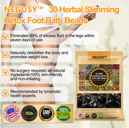 NEGUSY™ 30-Herb Slimming & Detox Foot Bath Beads-🦵