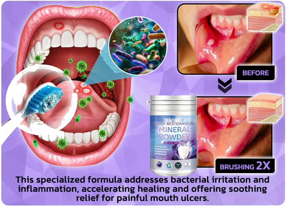 NEGUSY™ Teeth Restoration Mineral Powder🦷(TGA recommended)(🎁Flash Sale - Don’t Miss Out)