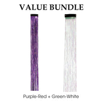 Purple-Red + Green-White