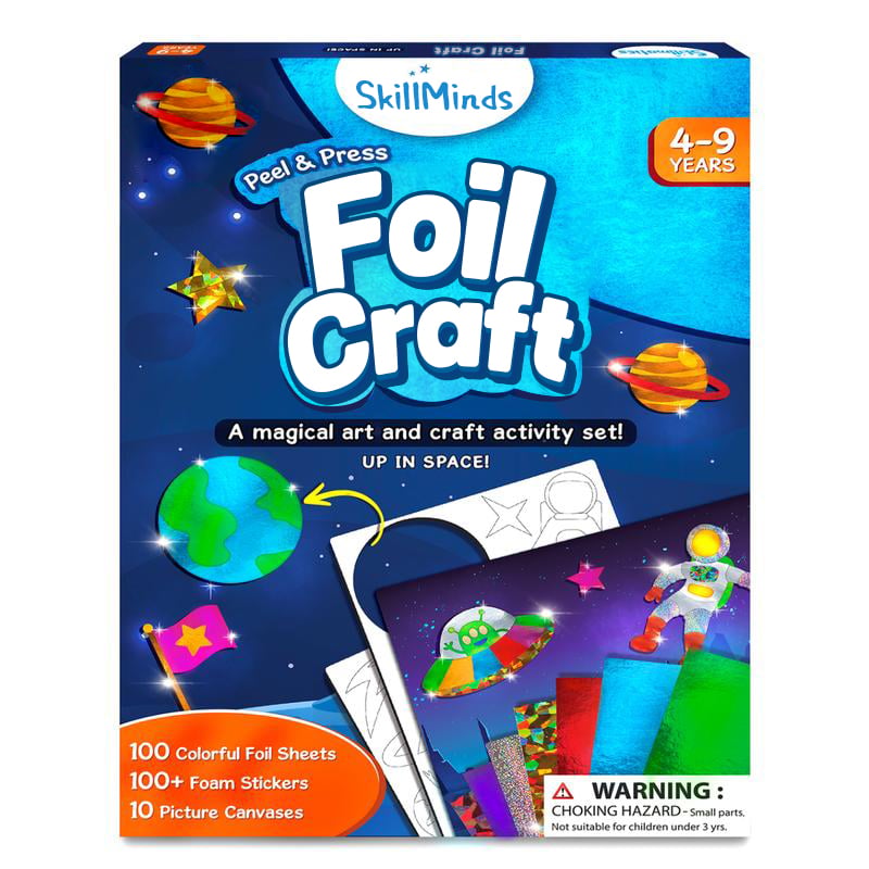 🏆Flash Sale⚡ 50K+ SOLD! Almost Gone-💥Foil Art & Craft Activity 🤲💓No Mess Art Kit