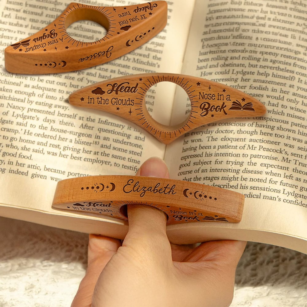 🎁Christmas Sale 49% OFF📚Book Lover - Wooden Page Holder