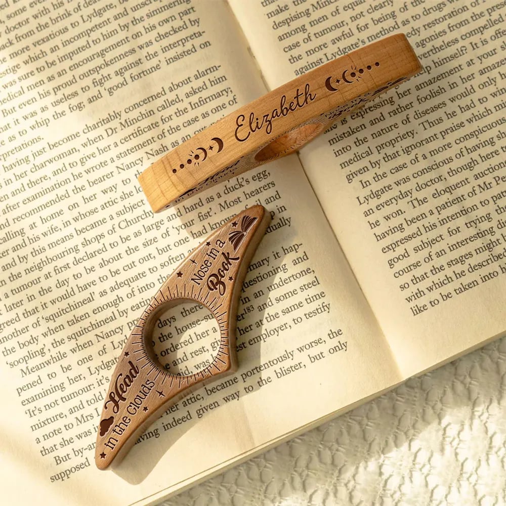 🎁Christmas Sale 49% OFF📚Book Lover - Wooden Page Holder