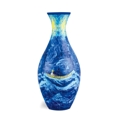 🎄Christmas DIY Magic! 3D Puzzle Vase – The Gift of Creativity & Beauty!