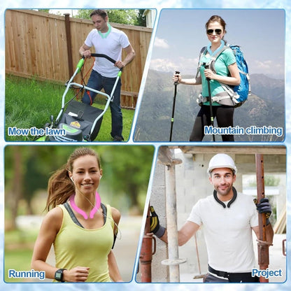 ❄️Reusable Cooling Neck Ring – Long-Lasting Sweat-Free Relief💧🔥