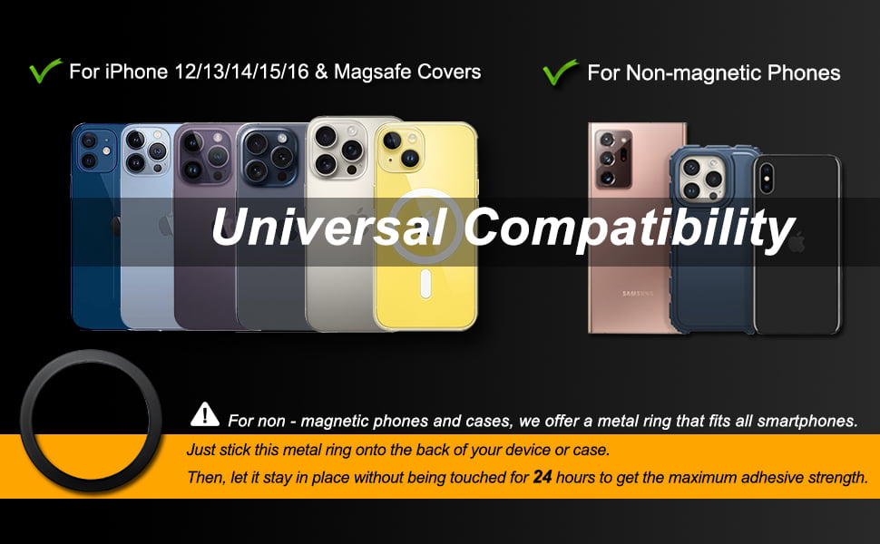 💥2025 Upgraded high-grade material🔥✨360° Adjustable Vacuum Magnetic Phone Holder