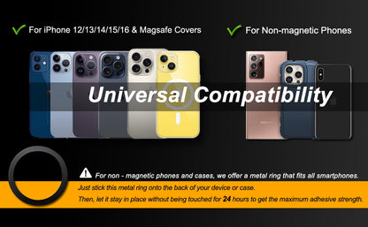 💥2025 Upgraded high-grade material🔥✨360° Adjustable Vacuum Magnetic Phone Holder