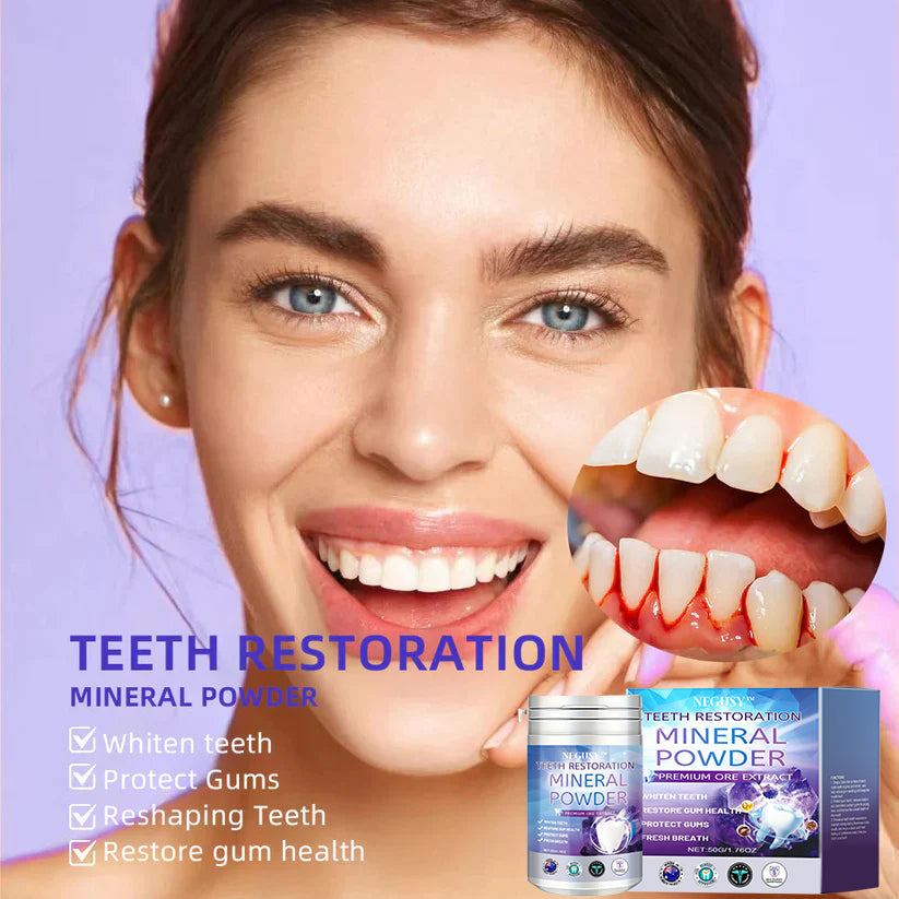 NEGUSY™ Teeth Restoration Mineral Powder🦷(TGA recommended)(🎁Flash Sale - Don’t Miss Out)