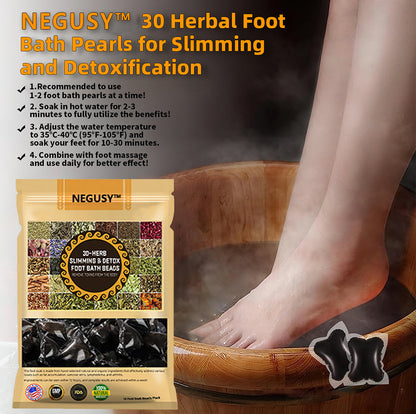 NEGUSY™ 30-Herb Slimming & Detox Foot Bath Beads-🦵