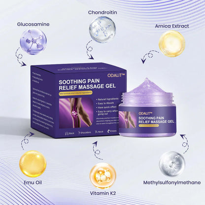 ODALIT™ Turmeric & Emu Oil Arthritis Soothing Pain Relief Massage Gel