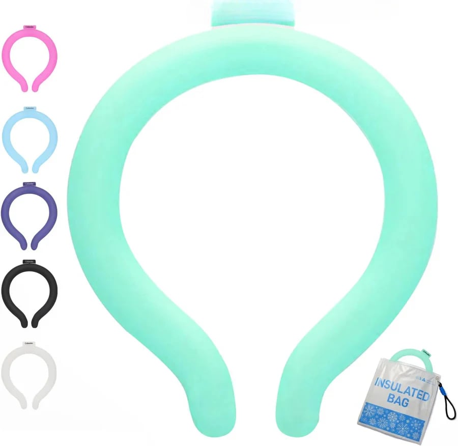 ❄️Reusable Cooling Neck Ring – Long-Lasting Sweat-Free Relief💧🔥