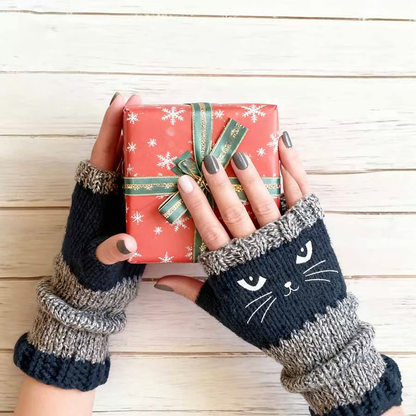 💥Buy 2 Get 1 Free(Must Add 3 Items to Cart) — Cute Women’s Knitted Cat Gloves🐱