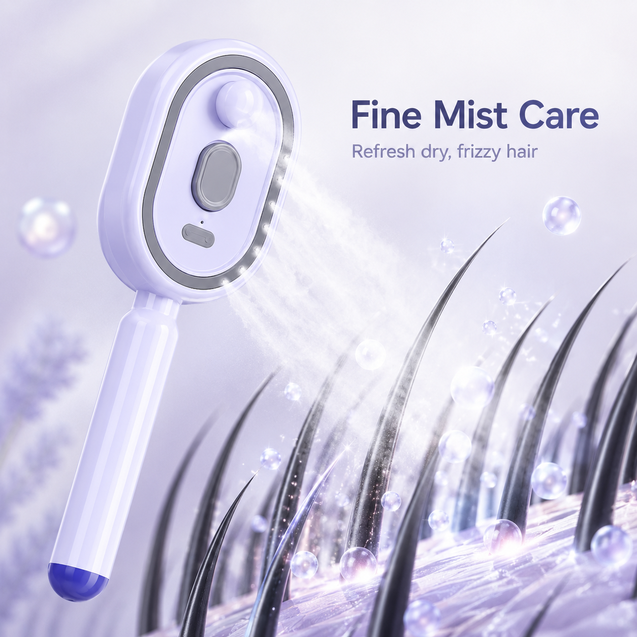 ✨The 3-in-1 Frizz-Free Nano-Mist Cushion Brush
