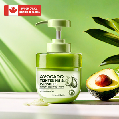 Avocado Tightening & Wrinkles Reducing Body Lotion Scrub (CDA Recommended)