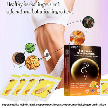 ODALIT™ Bee Poison Firming Slimming Patch 🐝Recommended by FDA and ADA✨No Dieting,No Exercise,No Side Effects