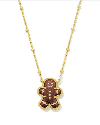 🔥Last Day 49% OFF - 🎁Gold Christmas Short Pendant Necklace