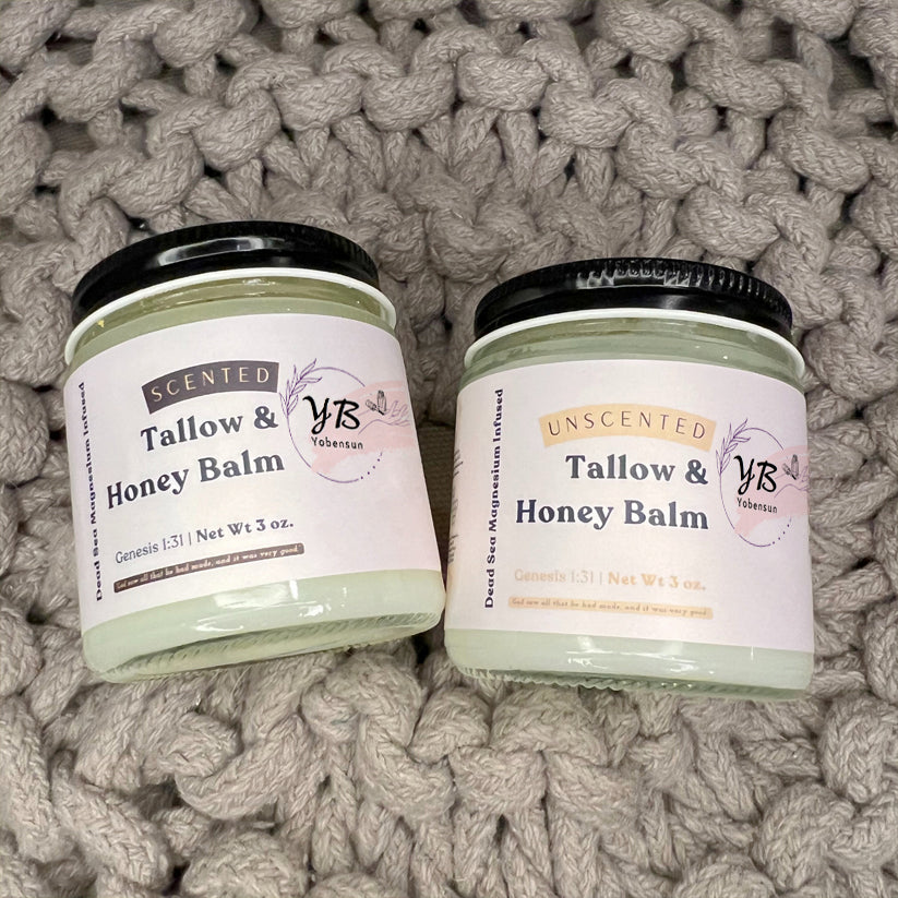 Magnesium Infused Tallow + Honey Balm