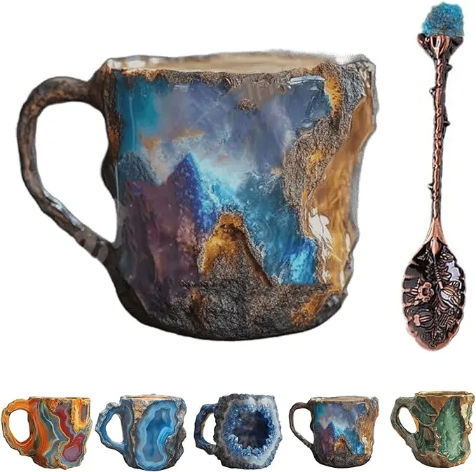 Last 4 hours 57% OFF - 2024 New Mineral Crystal Coffee Mugs - 🎁Buy 2 Free Shipping