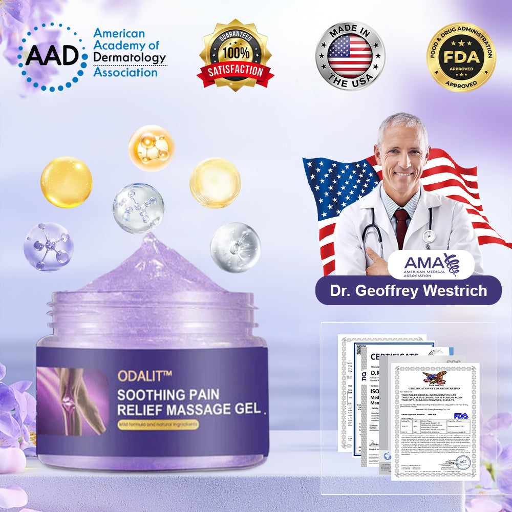 ODALIT™ Turmeric & Emu Oil Arthritis Soothing Pain Relief Massage Gel
