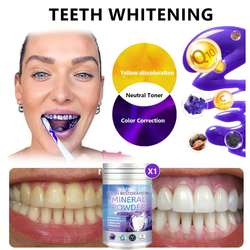 NEGUSY™ Teeth Restoration Mineral Powder🦷(TGA recommended)(🎁Flash Sale - Don’t Miss Out)
