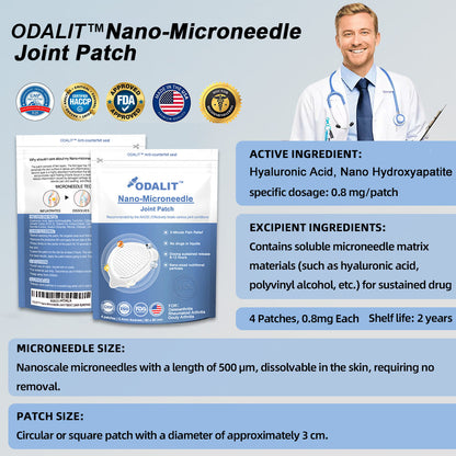 ✅Official Store：👩‍⚕️Recommended by AAOS🦾ODALIT™ Nano-microneedle joint patch