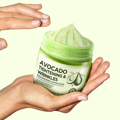 Avocado Tightening & Wrinkles Reducing Body Lotion Scrub (CDA Recommended)