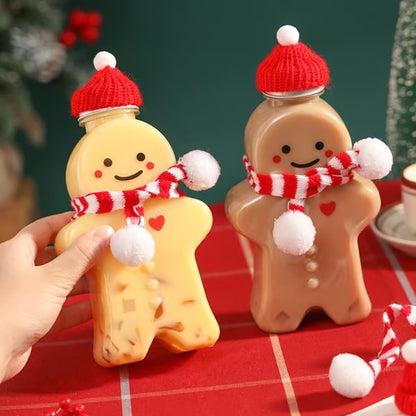 Gingerbread Man Juice Bottles🎄🍪 | DIY Christmas Decorations