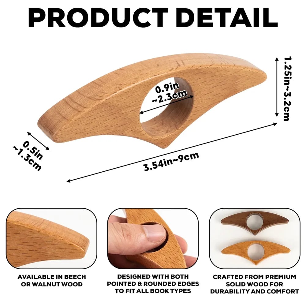 🎁Christmas Sale 49% OFF📚Book Lover - Wooden Page Holder