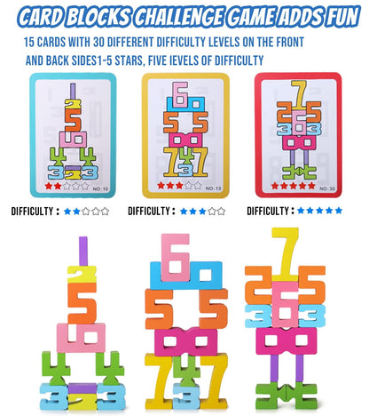 🥇Montessori-Inspired Wooden Number Building Blocks